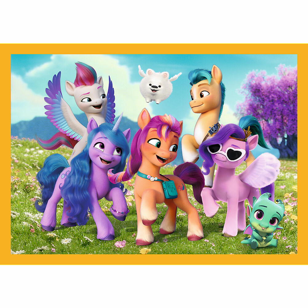 Trefl 4 in 1 Puzzle - My little Pony, 35 + 48 + 54 + 70 Teile, 28.5 x 20.5 cm, 34624