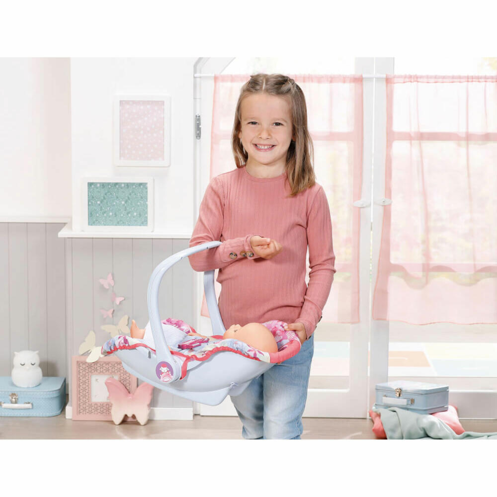 Zapf Creation Baby Annabell Active Babyschale, Puppenzubehör, Babytrage, Puppensitz, Puppen Zubehör, 706657