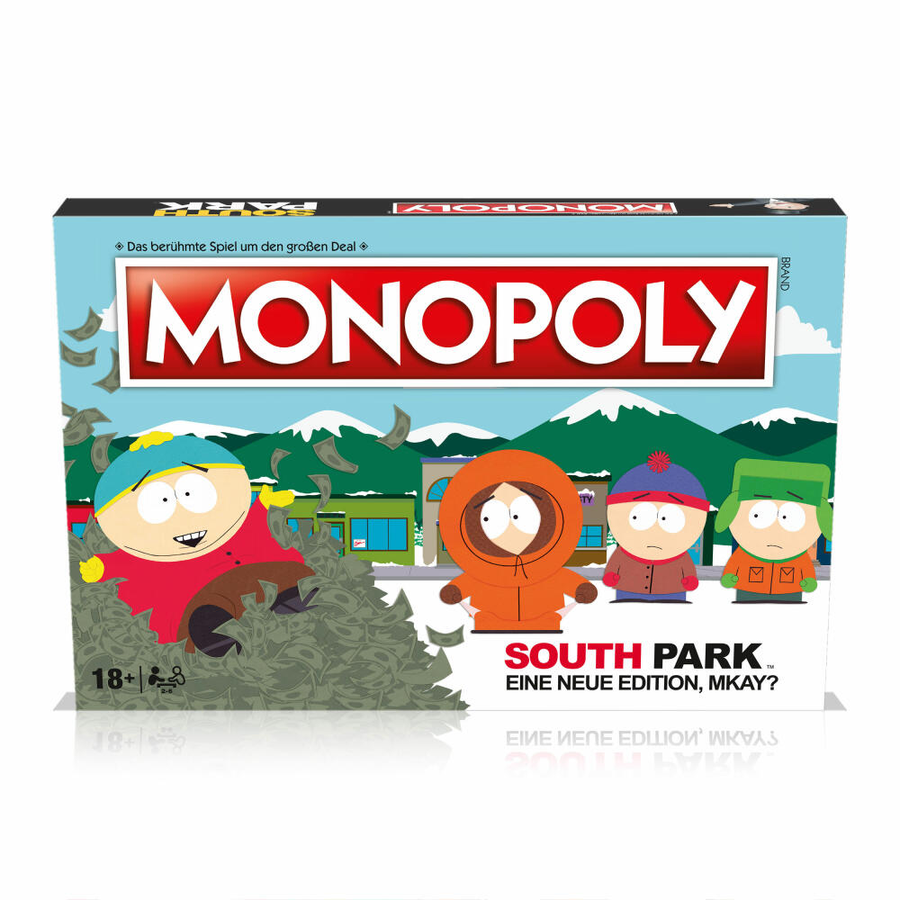 Winning Moves Monopoly South Park, Brettspiel, Gesellschaftsspiel, Familienspiel, 48305