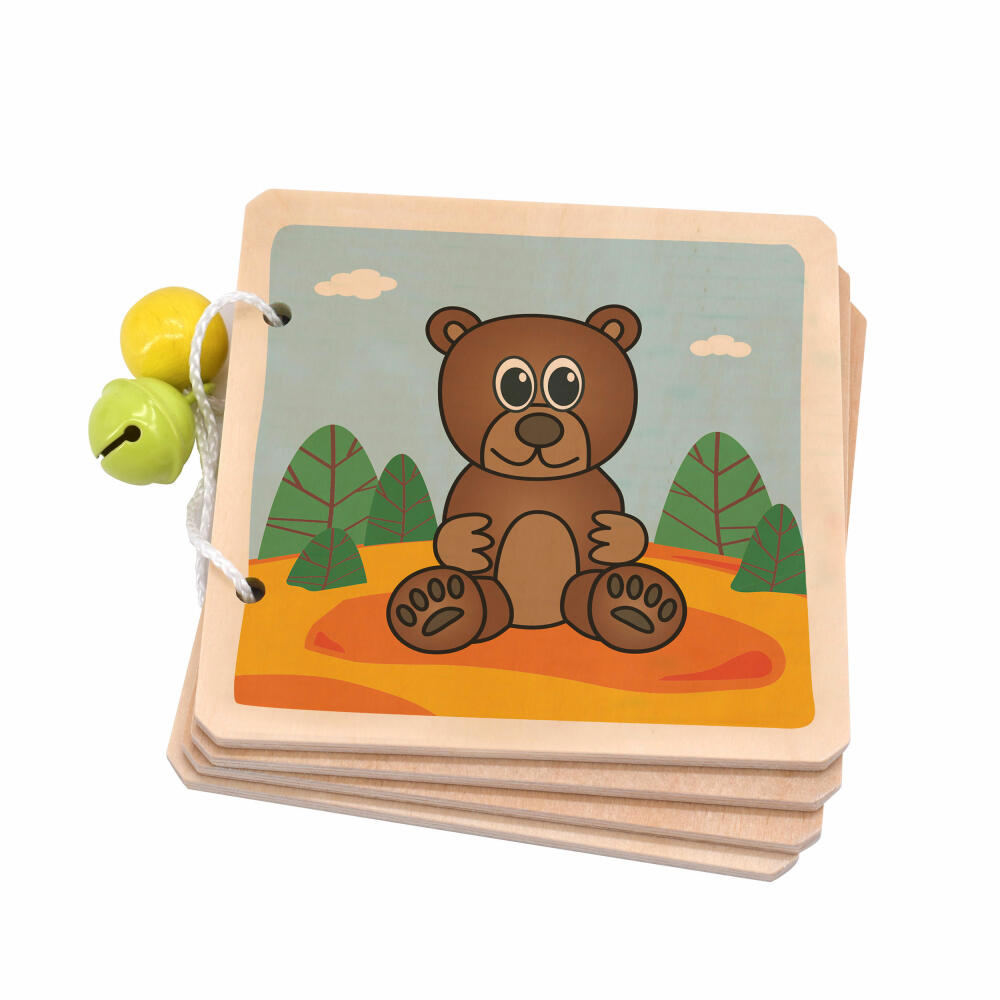 Voggenreiter Music for Kids Premium Bookie Forest, Holzbuch, Bilderbuch, Spielzeug, Kinder, 1241