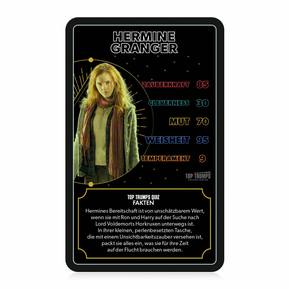 Winning Moves Top Trumps Harry Potter Hogwarts Collectables, Card Game, Trump Game, Quartet, Card Game, WM03495-GER-6