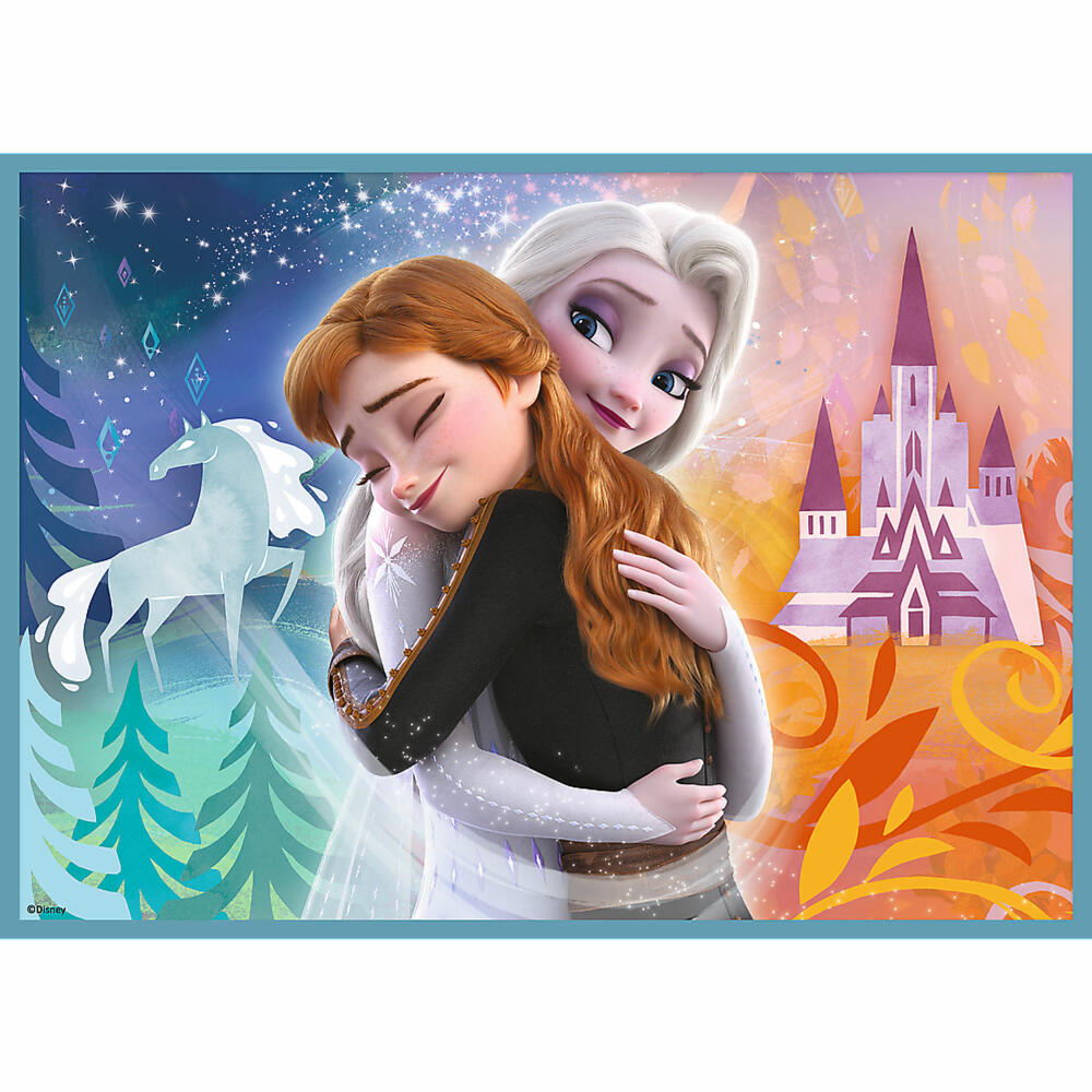 Trefl 4 in 1 Puzzle - Frozen, 12 + 15 + 20 + 24 Teile, 28.5 x 20.5 cm, 34381