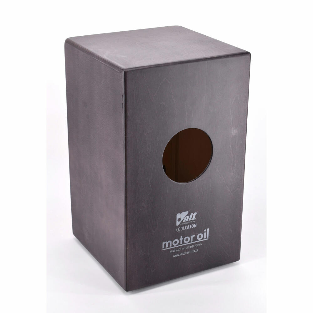 Voggenreiter Volt Cool Cajon 2 Motor Oil, Trommelkiste, Rythmusinstrument, Birkenholz, 48.5 cm, 1278