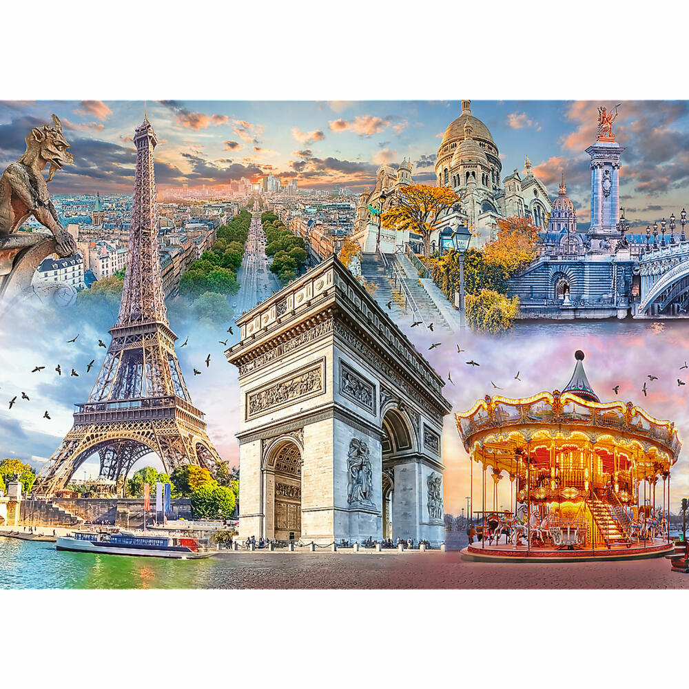 Trefl Puzzle Weekend in Paris, France, 2000 pieces, 96.1 x 68.2 cm, 27125