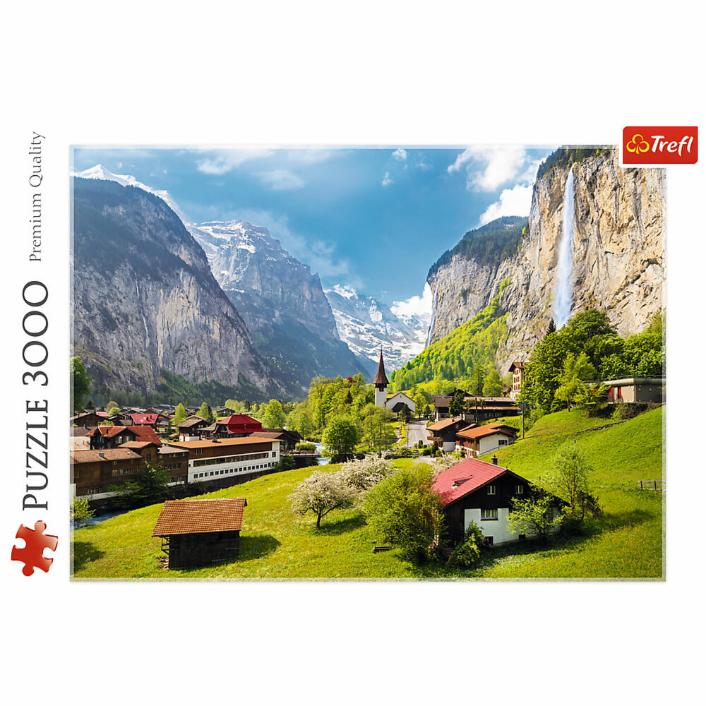 Trefl Puzzle Lauterbrunnen, Switzerland, 3000 pieces, 116 x 85 cm, 33076