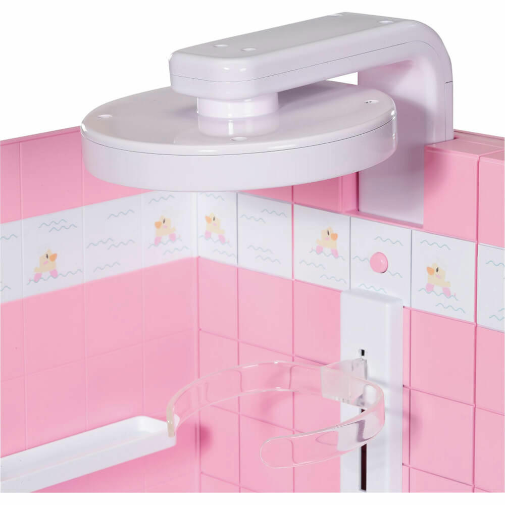 Zapf Creation BABY born Bath Begehbare Dusche, Puppendusche, Puppenzubehör, Puppen Zubehör, 830604