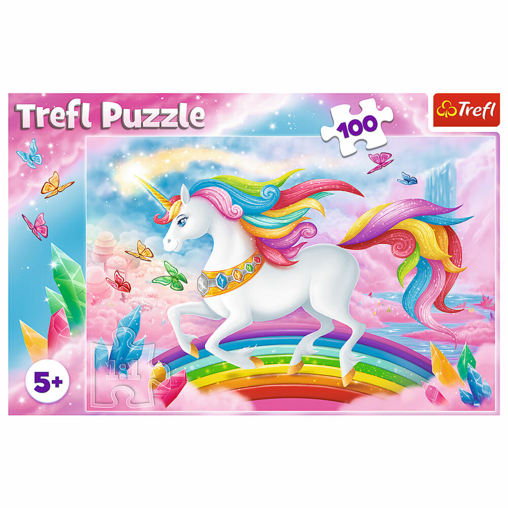 Trefl Puzzle Unicorn, children's puzzle, 100 pieces, 41 x 27.5 cm, 16364