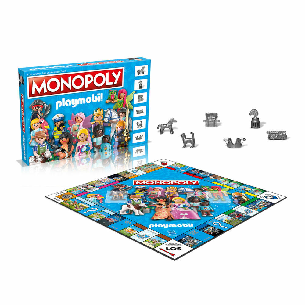 Winning Moves Monopoly - Playmobil, board game, family game, parlor game, ages 8 and up, WM03715-GER-6
