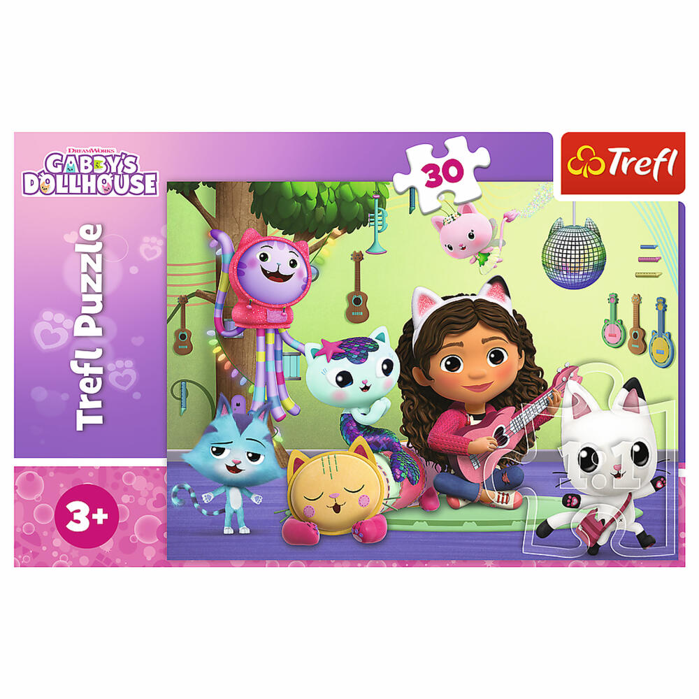 Trefl Puzzle Gabby's Dollhouse, children's puzzle, 30 pieces, 27 x 20 cm, 18301