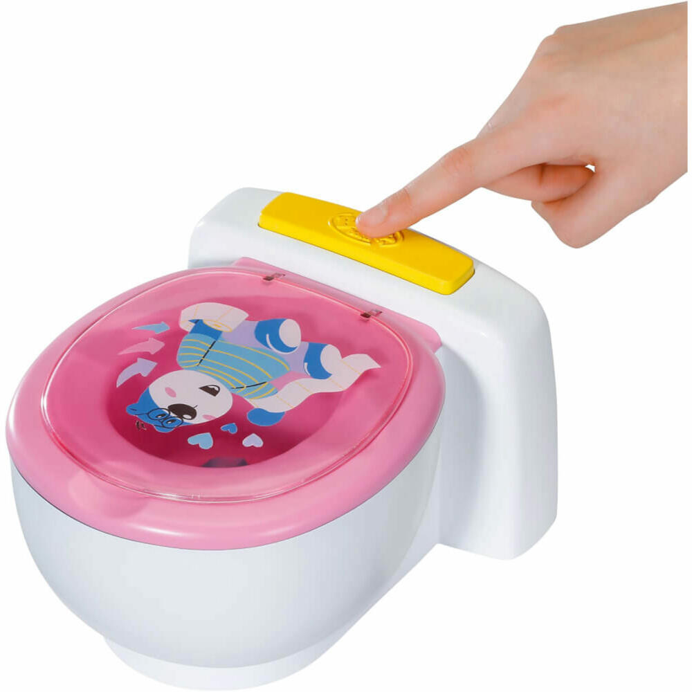 Zapf Creation BABY born Bath Toilette, Puppen Toilette, Töpfchen, Zubehör, 828373