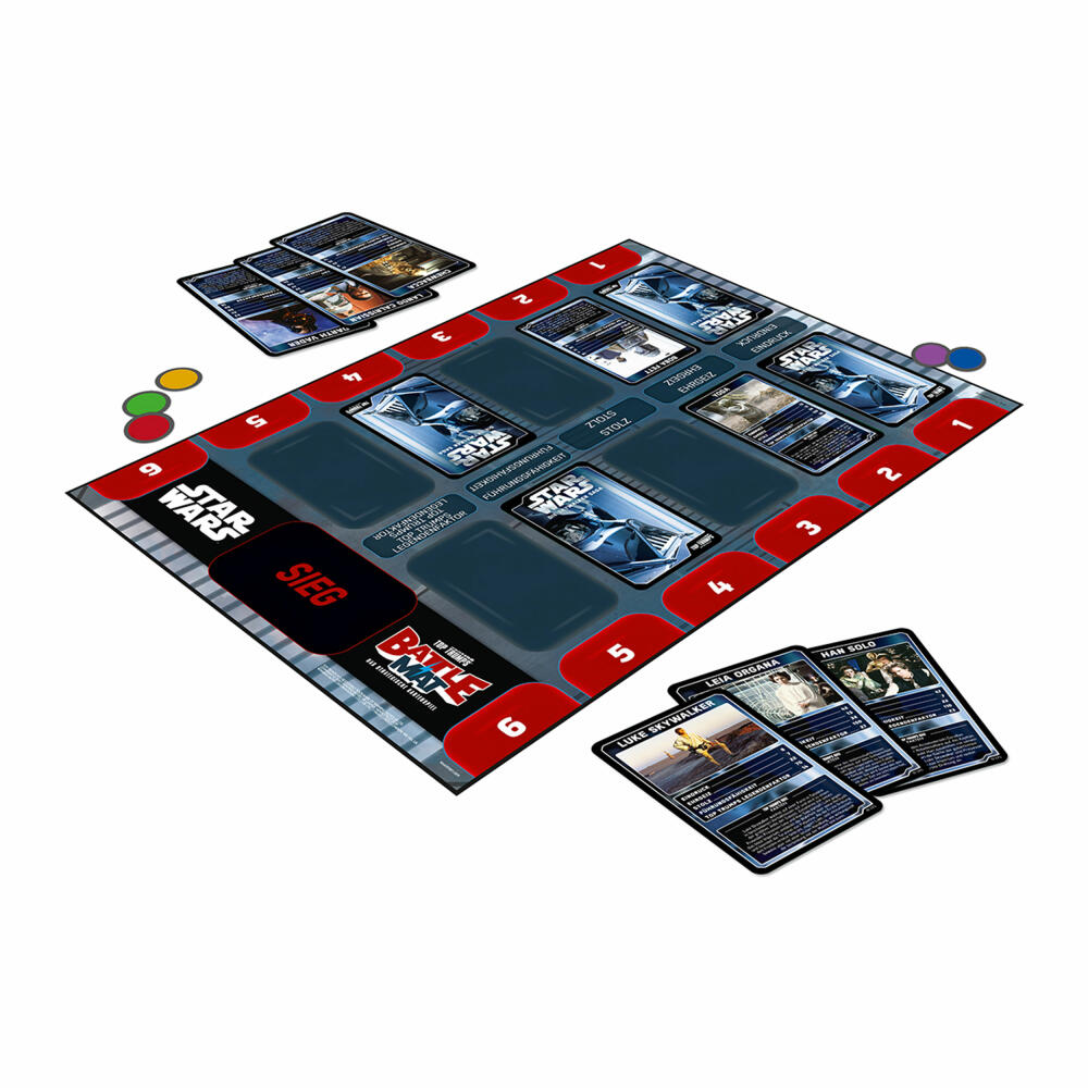 Winning Moves Battle Mat Star Wars, Top Trumps, Kartenspiel, Familienspiel, ab 8 Jahren, WM02980-GER-6