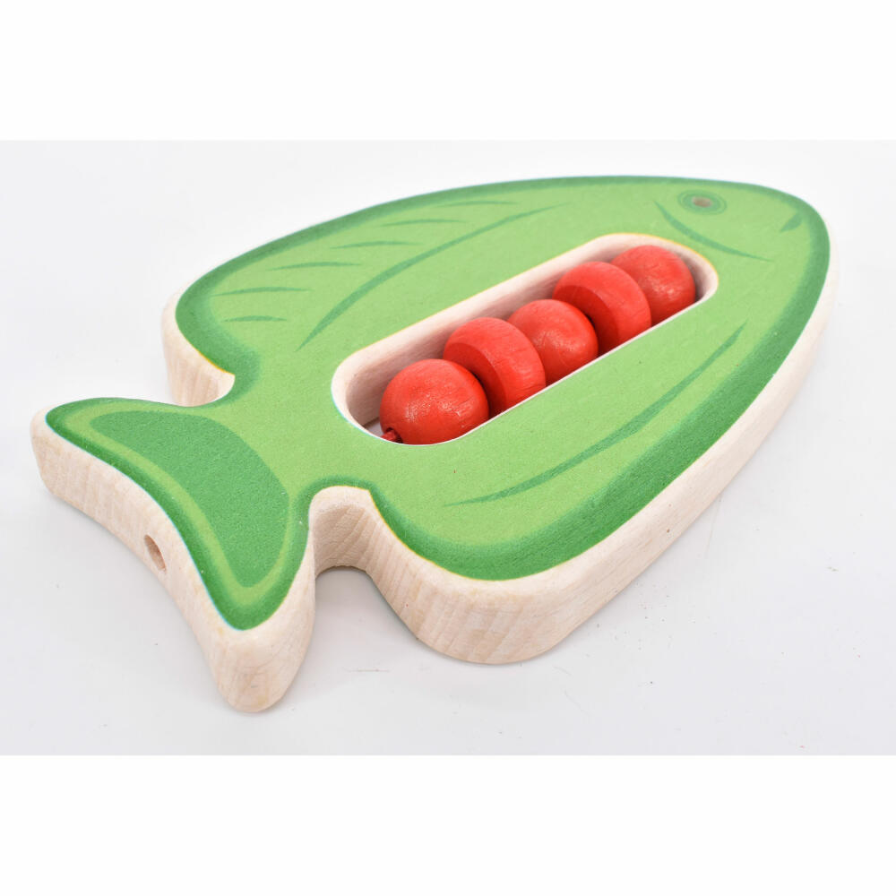 Voggenreiter Music For Kids Premium Klapper-Fisch Doki, Klangspielzeug, Spielzeug, Kinder, Grün, 1135