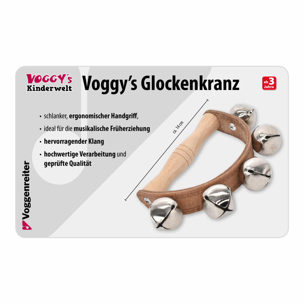 Voggenreiter Voggys Glockenkranz, Schellenkranz, Musikinstrument, Instrument, Kinder, 984