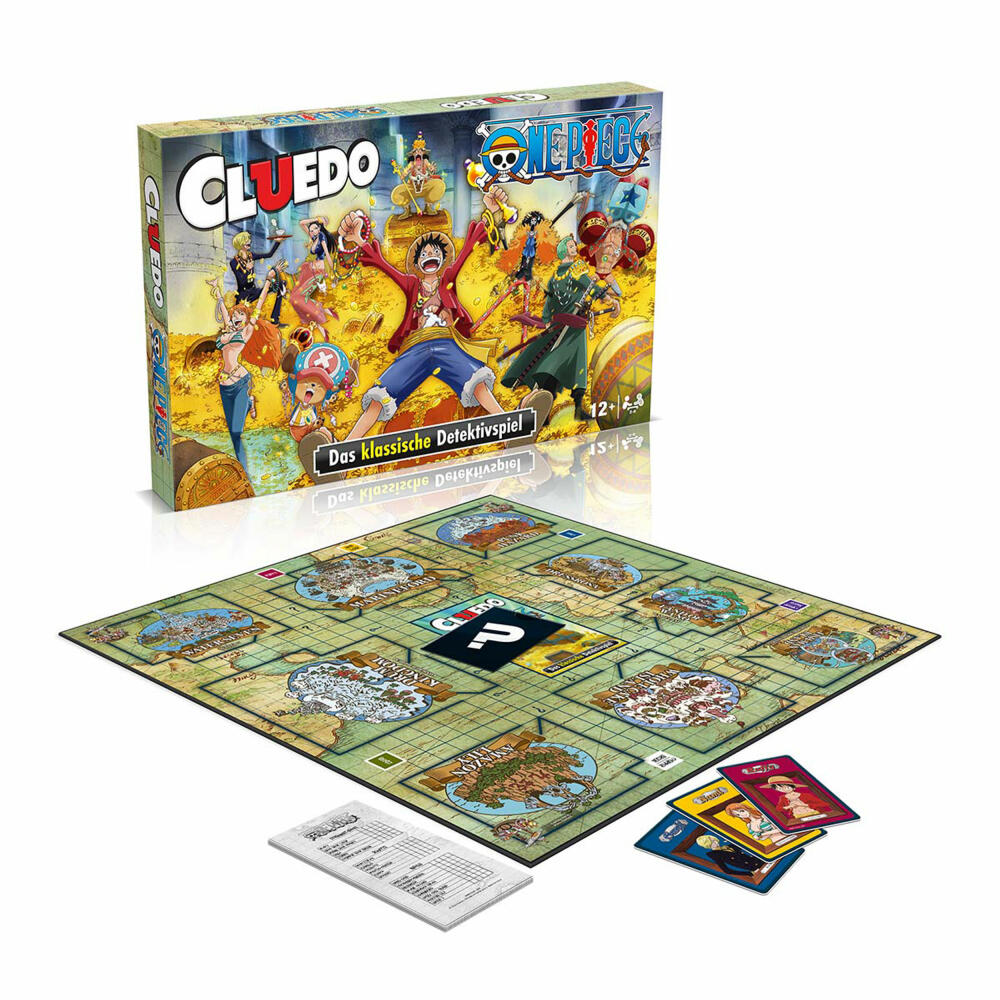 Winning Moves Cluedo - One Piece, board game, parlor game, detective game, ages 6 and up, WM03398-GER-6