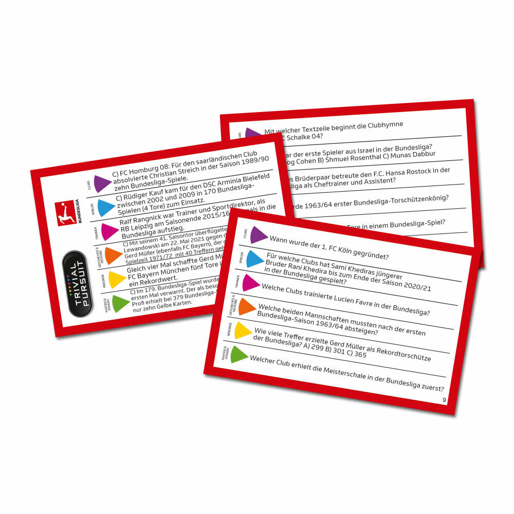 Winning Moves Trivial Pursuit Bundesliga, card game, quiz game, board game, knowledge game, 47292