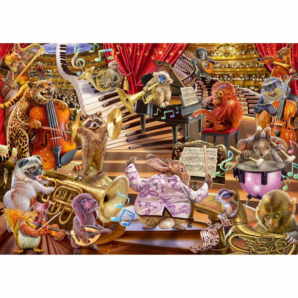 Schmidt Spiele Puzzle Music Mania, Steve Sundram, adult puzzle, 1000 pieces, 59664