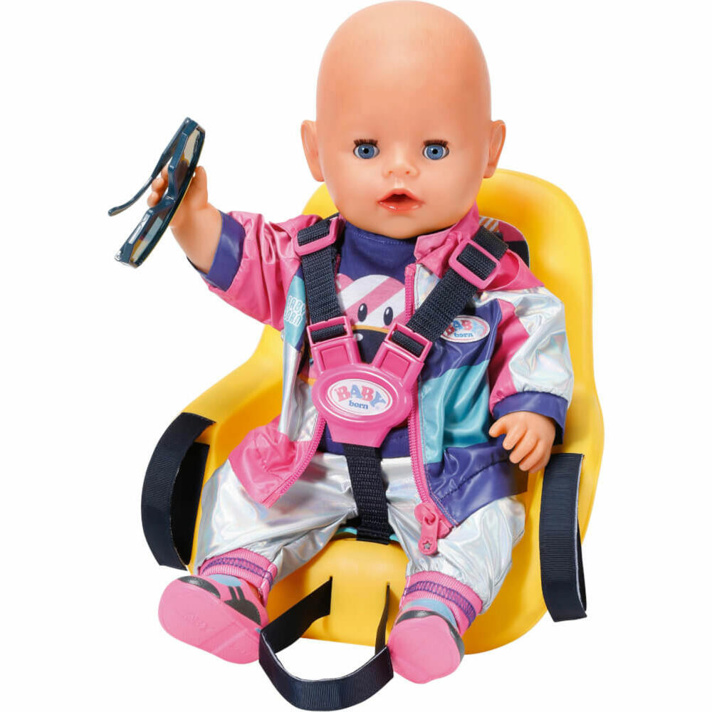 Zapf Creation BABY born Fahrradsitz, Puppensitz, Fahrrad Sitz, Puppenzubehör, Puppen Zubehör, 830048
