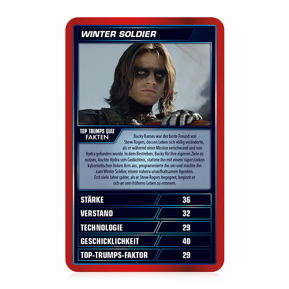 Winning Moves Battle Mat Marvel, Top Trumps, Kartenspiel, Familienspiel, ab 8 Jahren, WM02894-GER-6