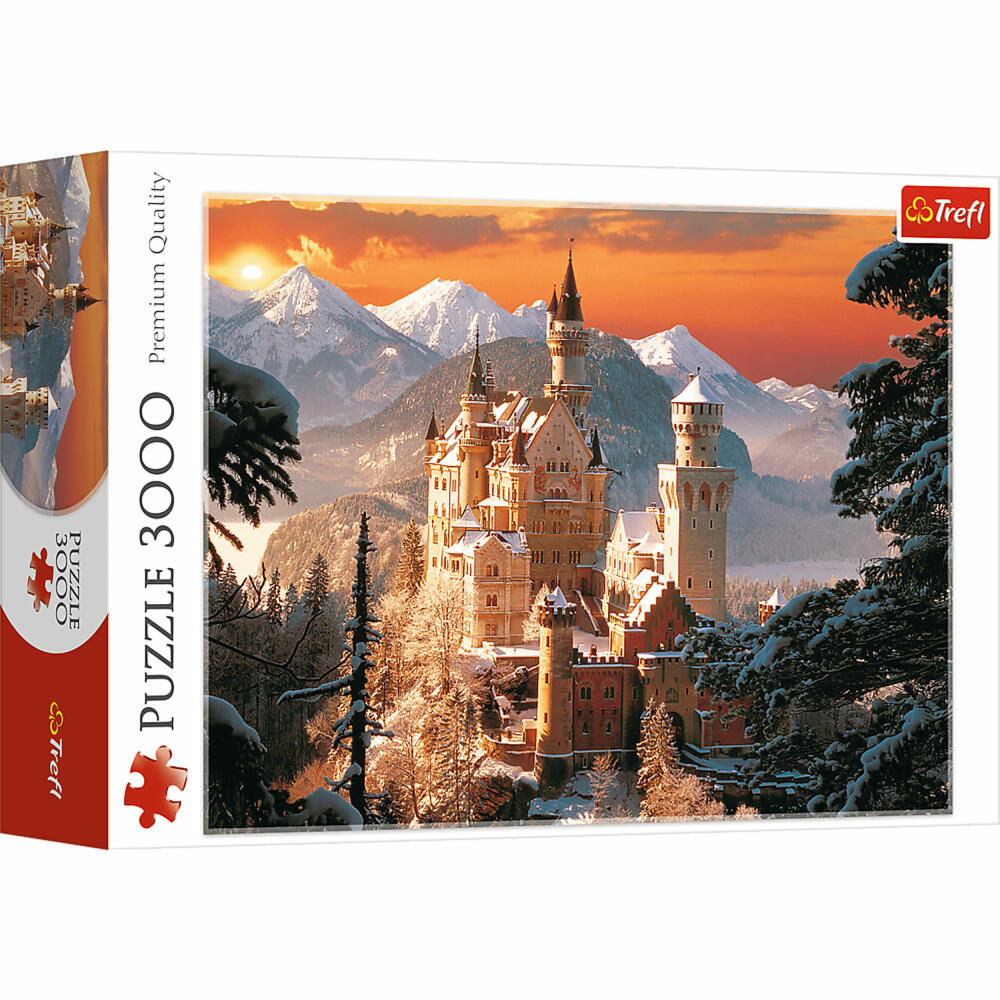 Trefl Puzzle Neuschwanstein in Winter, 3000 pieces, 116 x 85 cm, 33025