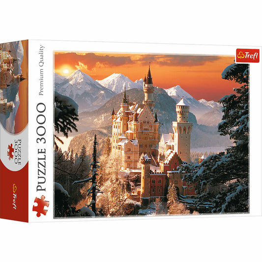 Trefl Puzzle Neuschwanstein in Winter, 3000 pieces, 116 x 85 cm, 33025