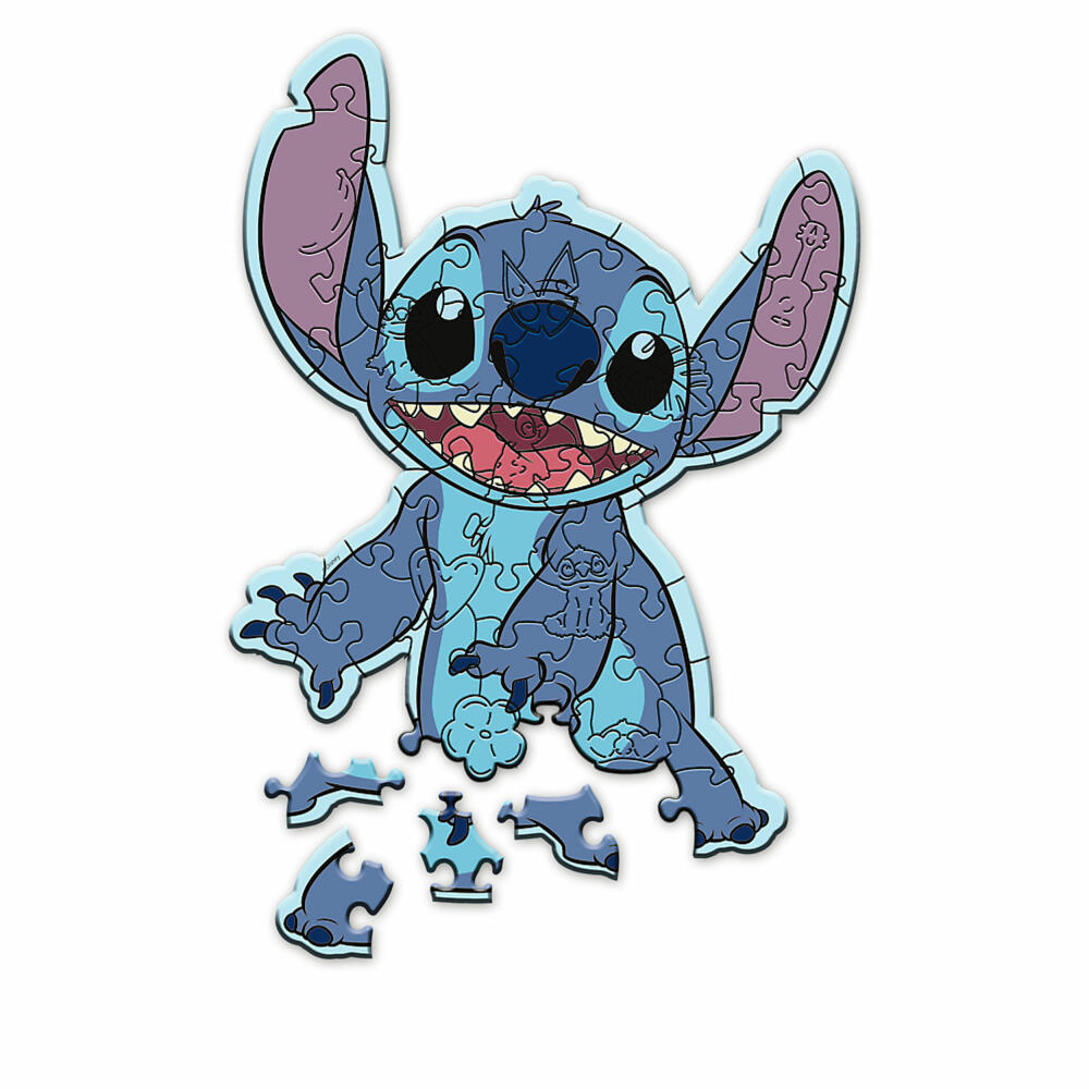 Trefl Holz Puzzle Junior Lilo & Stitch, Kinderpuzzle, 50 Teile, 20205