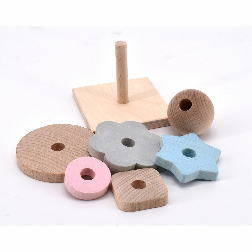 Voggenreiter Music for Kids Premium Stapelturm Tower, Stapelspielzeug, Holzspielzeug, Spielzeug, Kinder, 1235