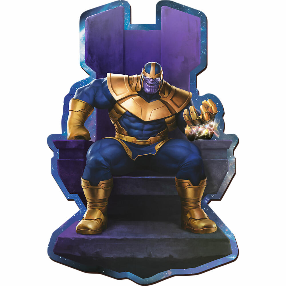 Trefl Holz Puzzle Marvel Avengers - Thanos auf dem Thron, 160 Teile, 17.1 x 25.4 cm, 20184