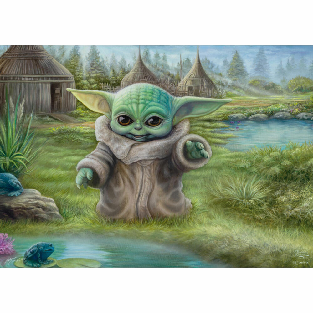 Schmidt Spiele Lucas Film The Mandalorian Childs Play, Thomas Kinkade, Puzzle, Erwachsenenpuzzle, 1000 Teile, 59955