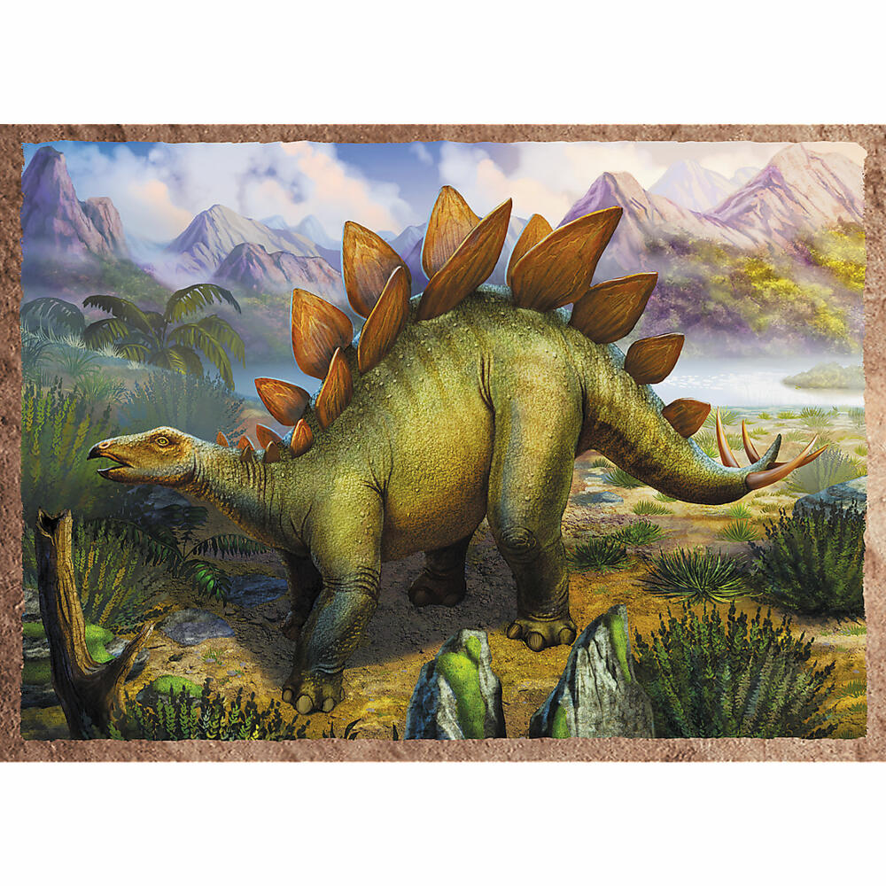 Trefl 4 in 1 puzzle - dinosaurs, 35 + 48 + 54 + 70 pieces, 28.5 x 20.5 cm, 34383