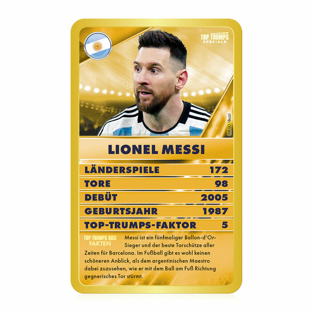 Winning Moves Top Trumps - Weltfussball Stars 5, Trumpfspiel, Kartenspiel, Familienspiel, ab 6 Jahren, WM04122-GER-12