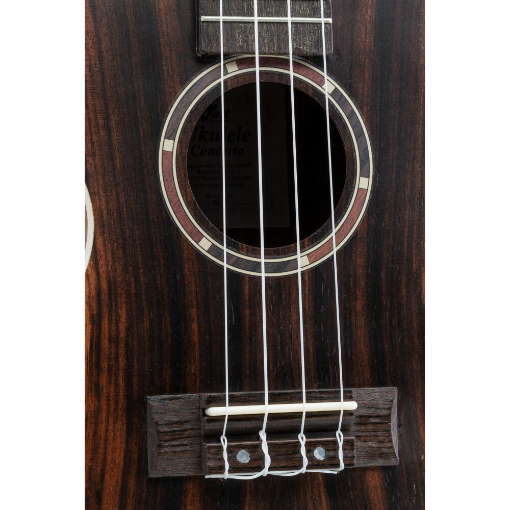 Voggenreiter VOLT Ukulele Zebrano Concerto/24, Guitar, Acoustic Guitar, Instrument, from 10 years, 1192