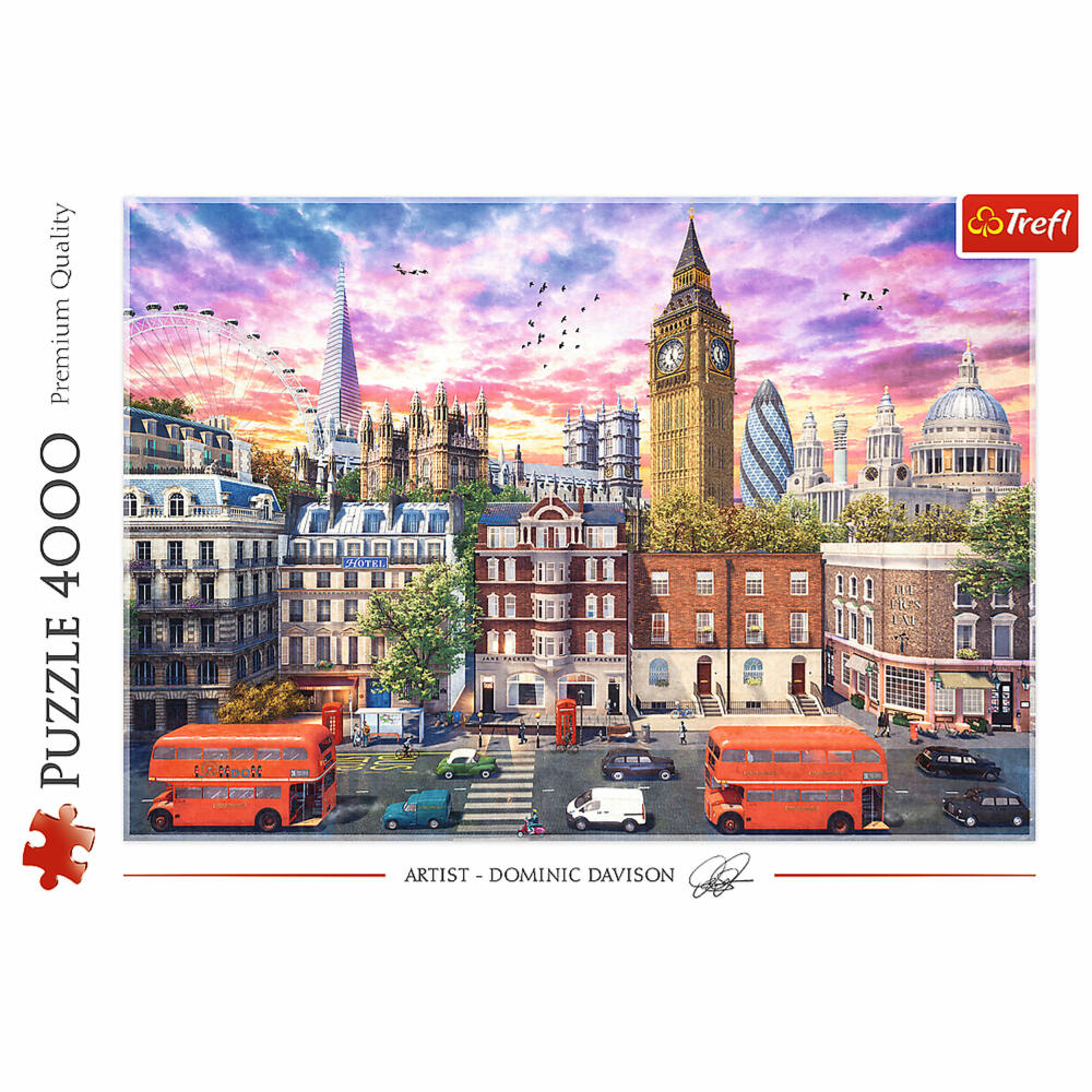Trefl Puzzle Walk through London, 4000 pieces, 136 x 96 cm, 45010