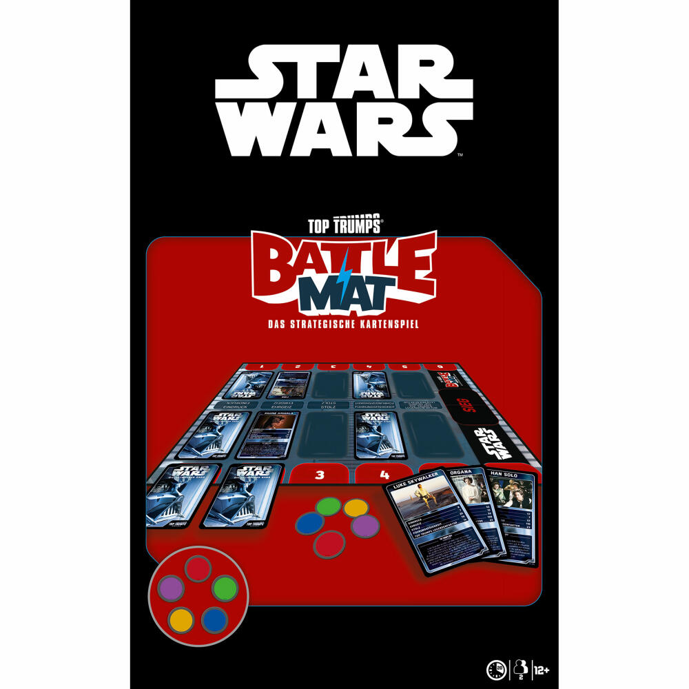 Winning Moves Battle Mat Star Wars, Top Trumps, Kartenspiel, Familienspiel, ab 8 Jahren, WM02980-GER-6