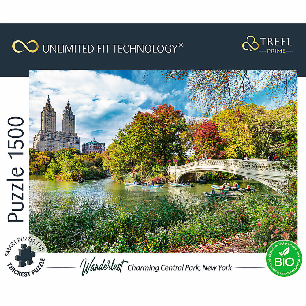 Trefl Puzzle UFT Wanderlust: Central Park, New York, 1500 pieces, 85 x 58 cm, 26194