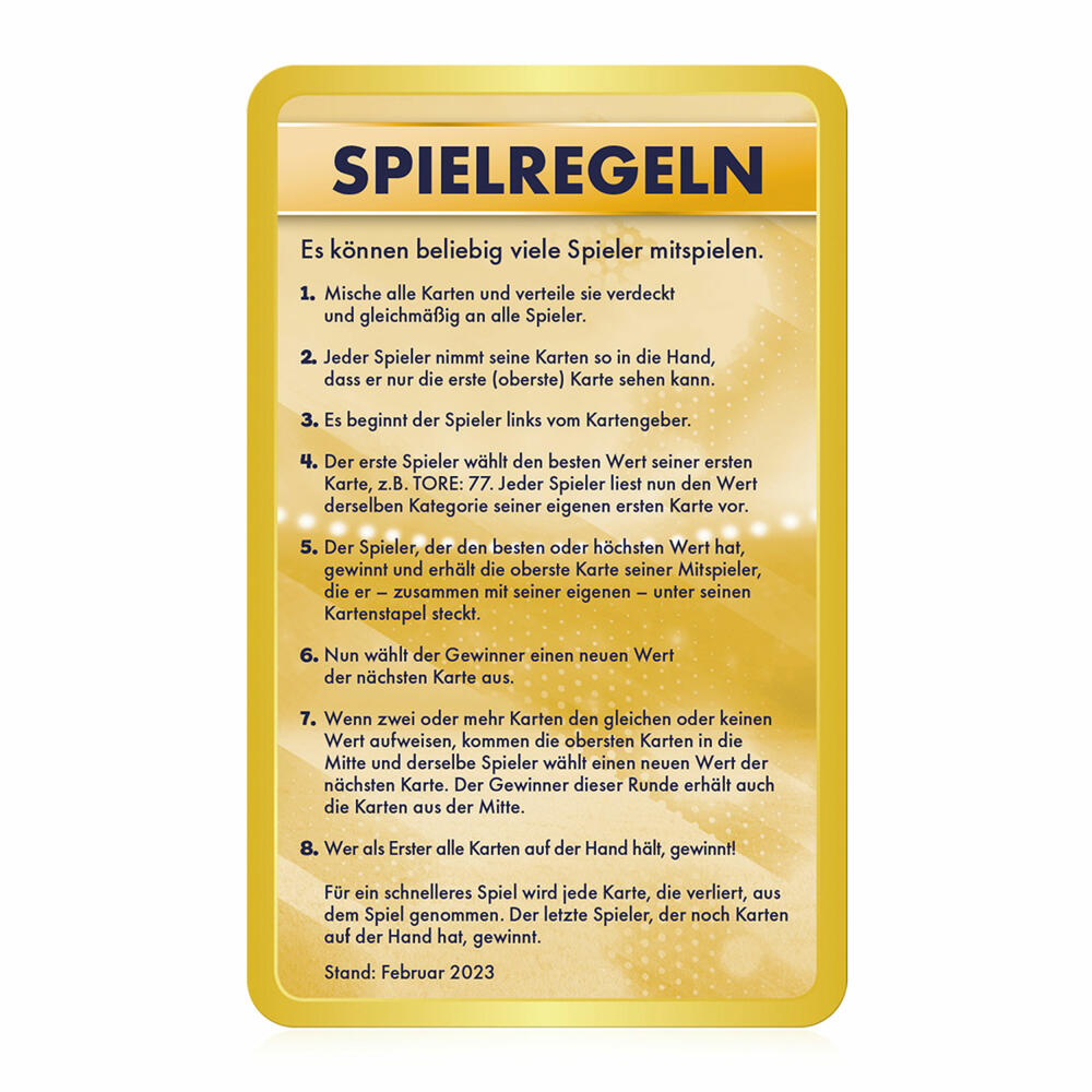 Winning Moves Top Trumps - Weltfussball Stars 5, Trumpfspiel, Kartenspiel, Familienspiel, ab 6 Jahren, WM04122-GER-12