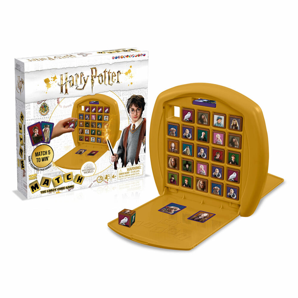 Winning Moves Top Trumps Match Harry Potter White Style, Dice Game, Board Game, Dice Game, 38034