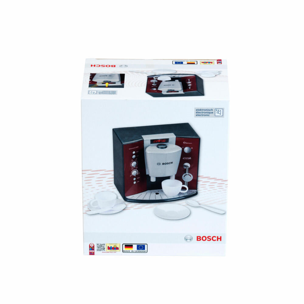 Theo Klein Bosch Kaffeemaschine, mit Sound, Kaffee Maschine, Kinderküche, Zubehör, Kinder Spielzeug, 9569