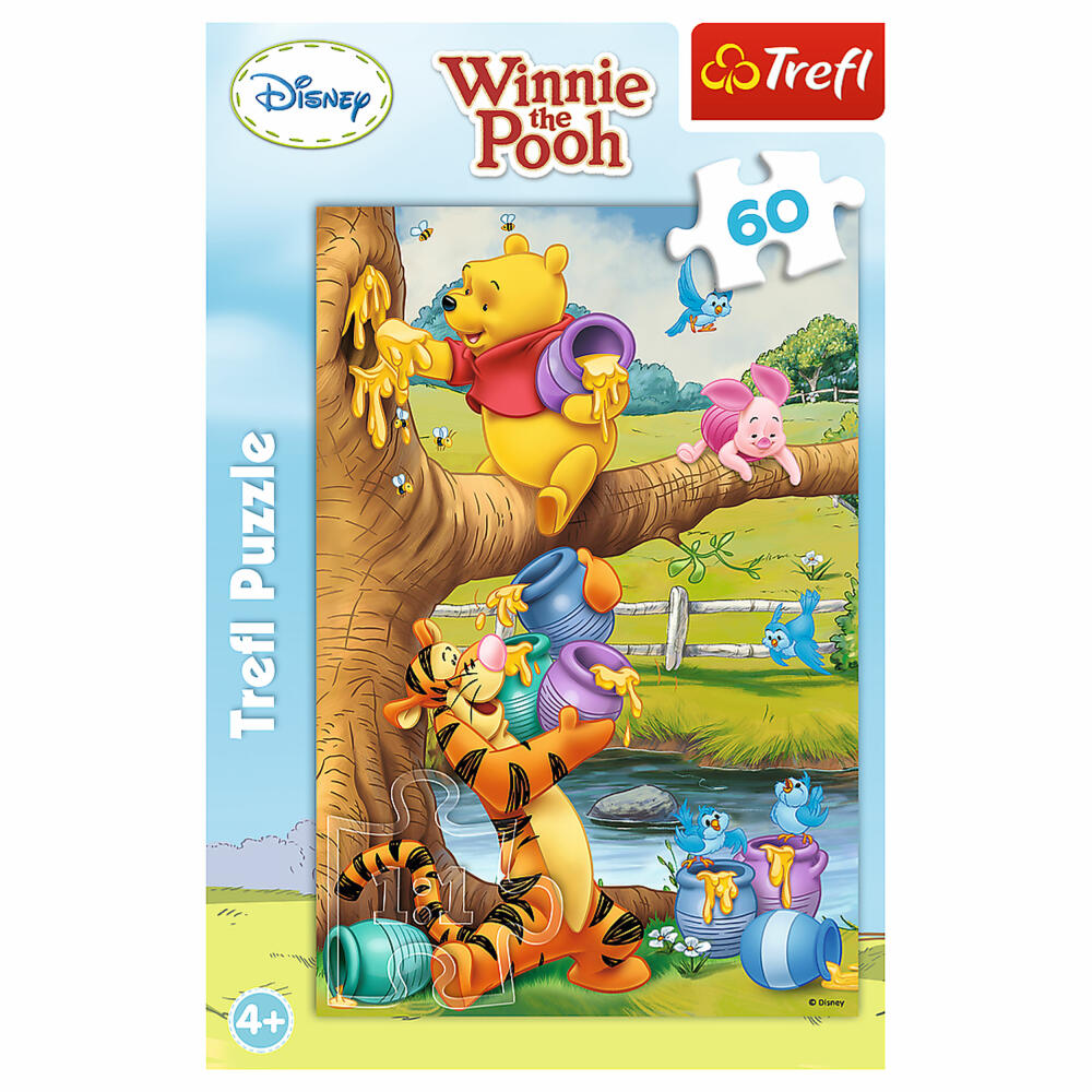 Trefl Puzzle Disney Winnie Pooh, children's puzzle, 60 pieces, 33 x 22 cm, 17264