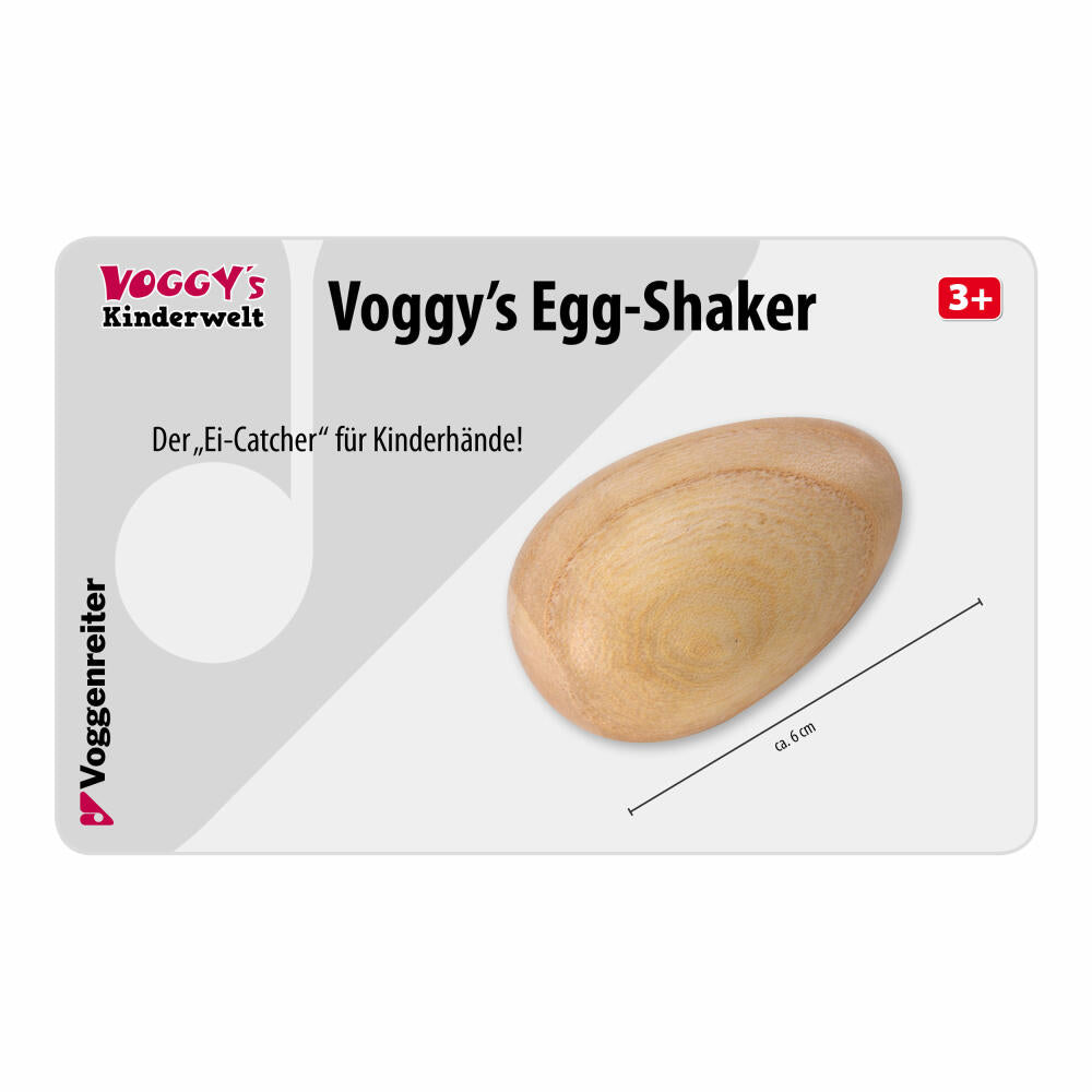 Voggenreiter Voggys Egg-Shaker, Rassel, Hand-Rassel, Musikinstrument, Instrument, Kinder, 783