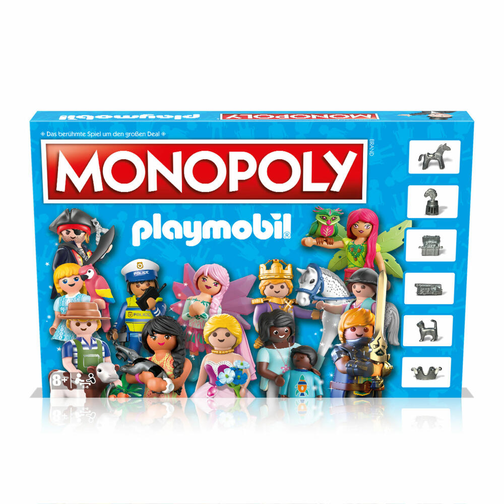 Winning Moves Monopoly - Playmobil, board game, family game, parlor game, ages 8 and up, WM03715-GER-6