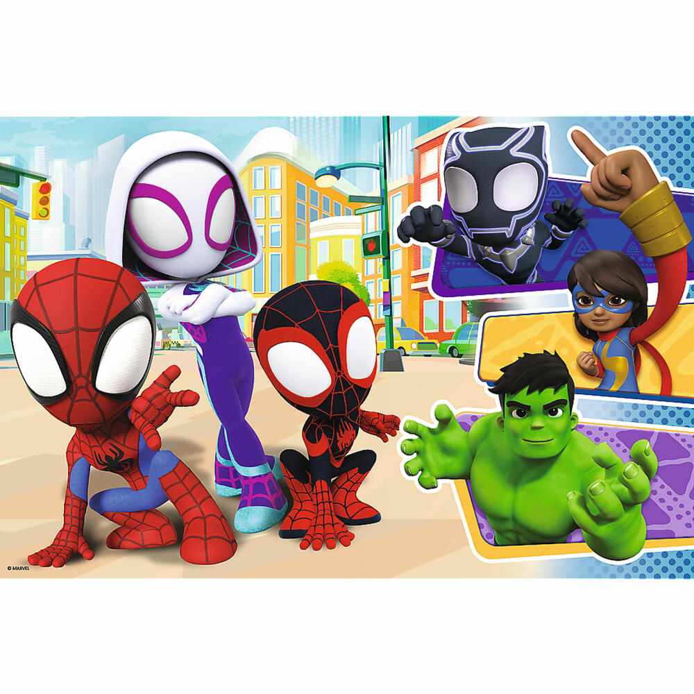 Trefl Maxi Puzzle Marvel Spidey, Spiderman, children's puzzle, 24 pieces, 60 x 40 cm, 14348