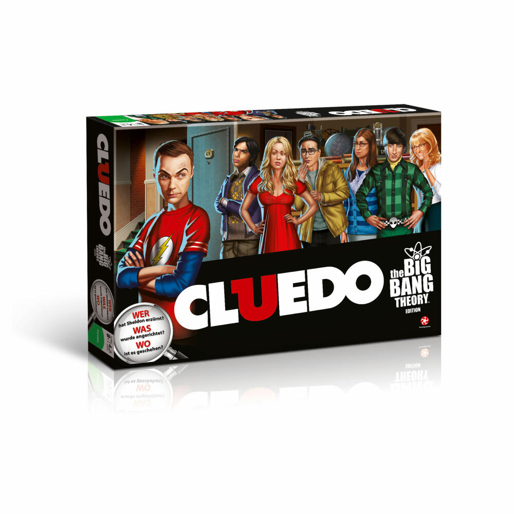 Winning Moves Cluedo The Big Bang Theory, Board Game, Detective Game, Parlor Game, 10685