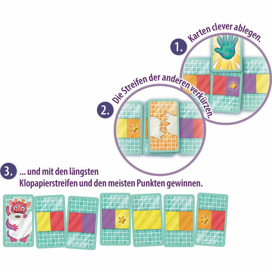 Schmidt Spiele Monsterrolle, children's game, card game, from 6 years, 75057