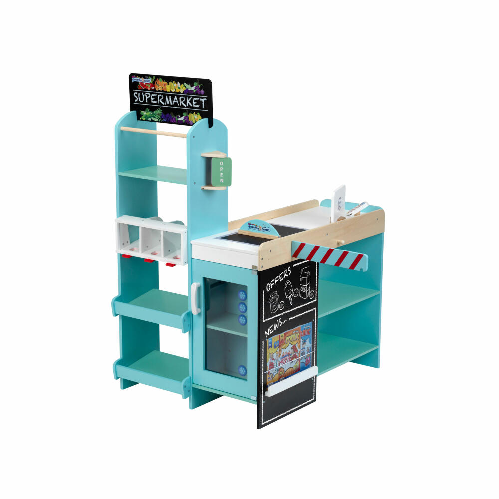 Theo Klein Supermarkt, Kaufladen, Kaufmannsladen, Kinderkaufladen, Kinder Spielzeug, Holz, 9391