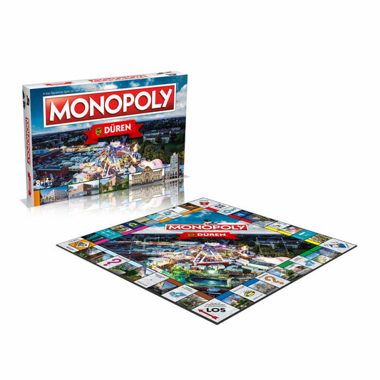 Winning Moves Monopoly Düren, Brettspiel, Gesellschaftsspiel, Familienspiel, 48213