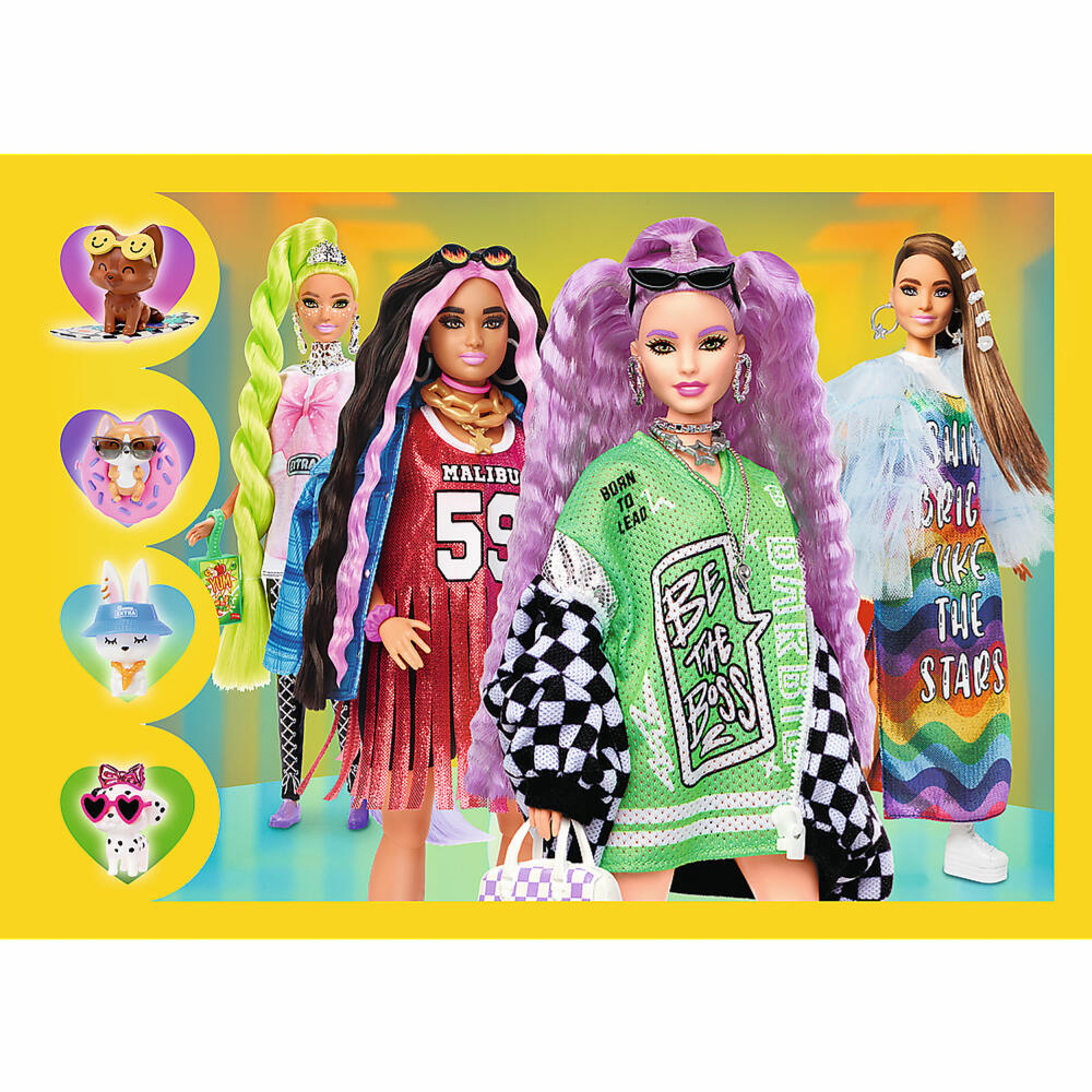 Trefl 4 in 1 puzzle - Barbie, 35 + 48 + 54 + 70 pieces, 28.5 x 20.5 cm, 34626