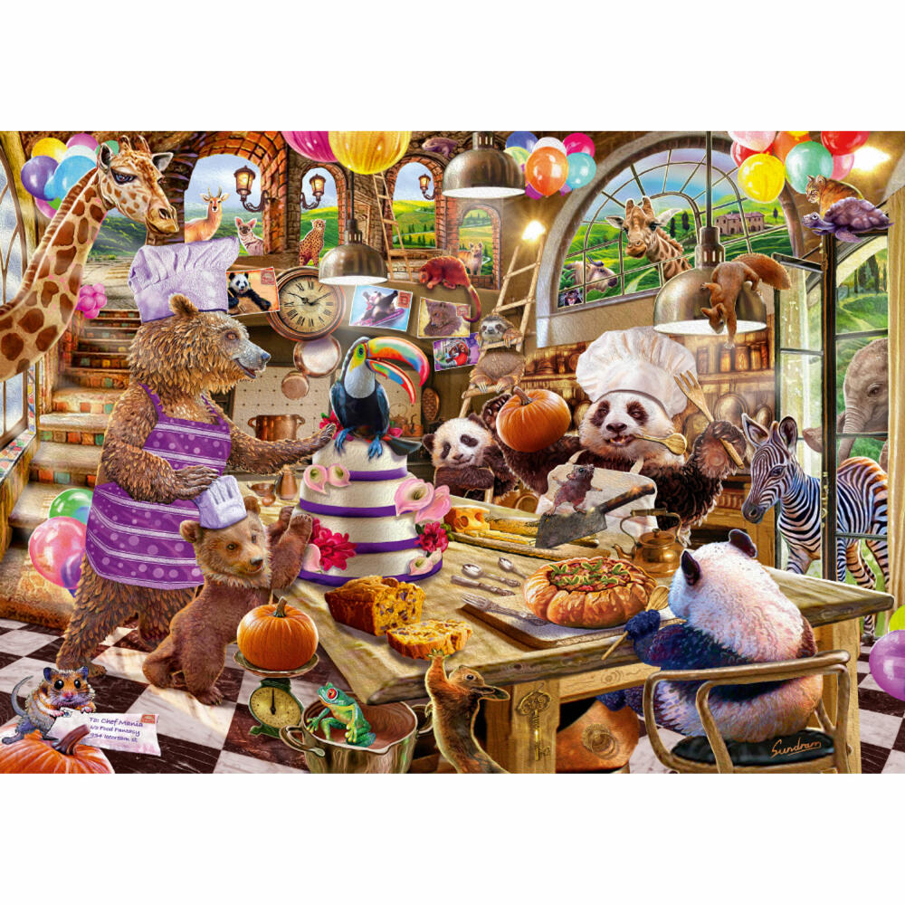 Schmidt Spiele Puzzle Chef Mania, Steve Sundram, adult puzzle, 1000 pieces, 59663