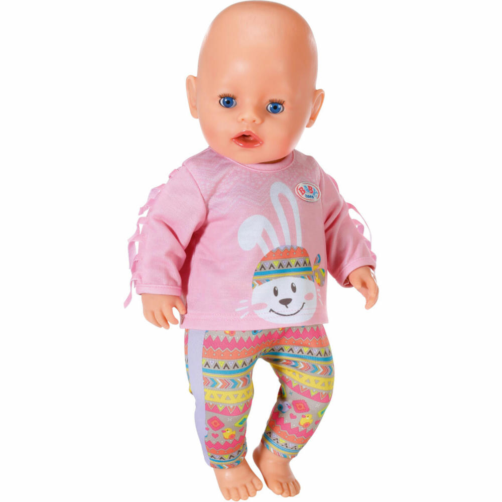Zapf Creation BABY born Trendy Pullover Outfit, Puppenkleidung, Puppen Kleidung, 43 cm, 830178
