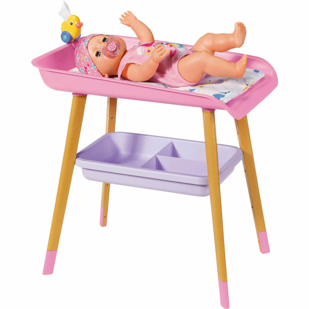 Zapf Creation BABY born Wickeltisch, Puppenwickeltisch, Puppenzubehör, Puppen Zubehör, 829998