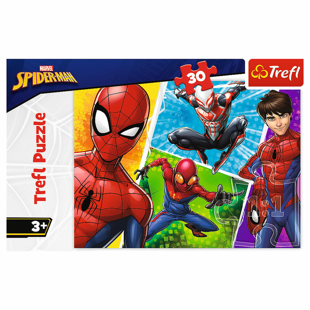 Trefl Puzzle Spiderman, children's puzzle, 30 pieces, 27 x 20 cm, 18242